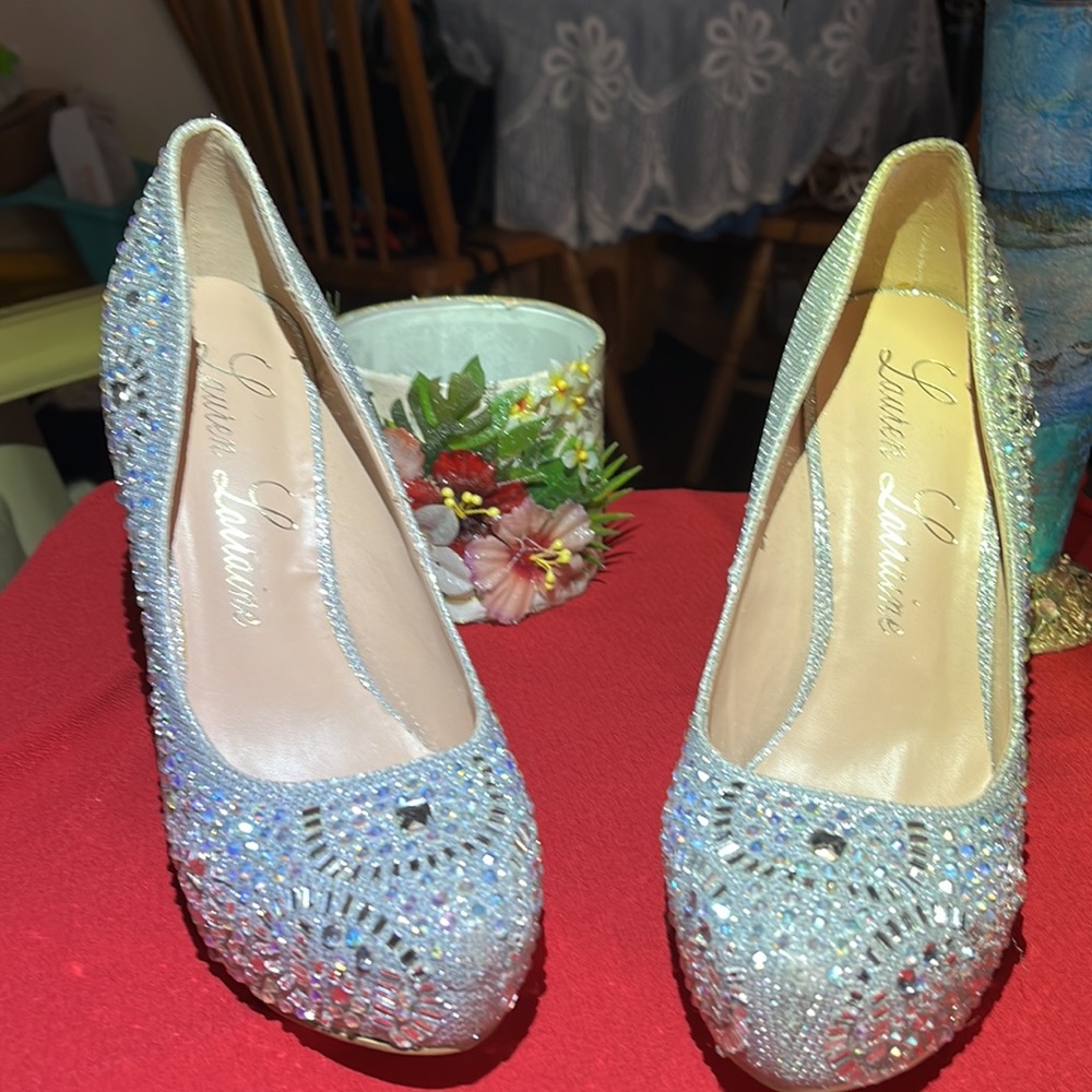 Lauren Lorraine platform heels